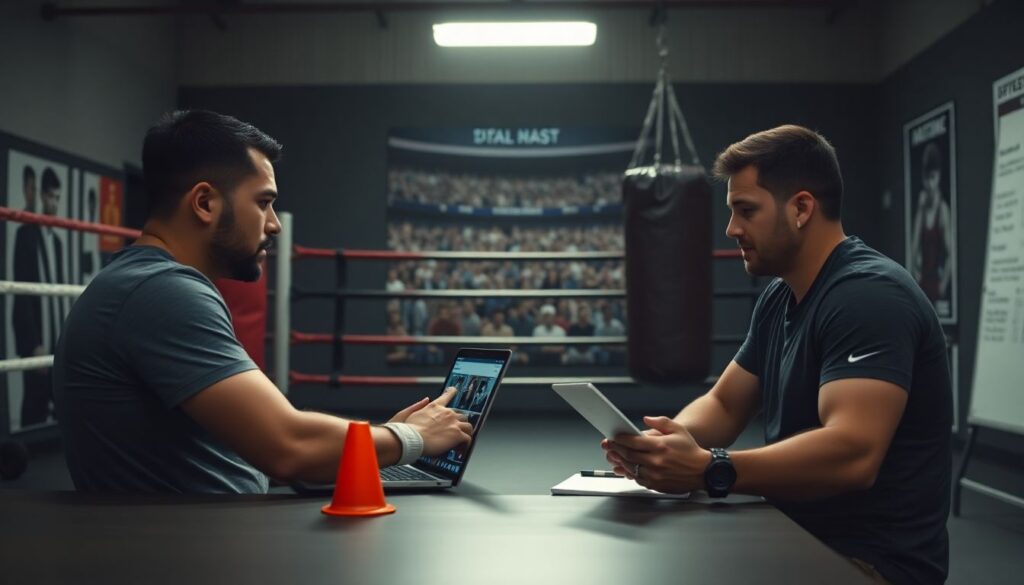 Современная подготовка к бою: работа с аналитиками, разбор соперника по видео и использование данных - иллюстрация