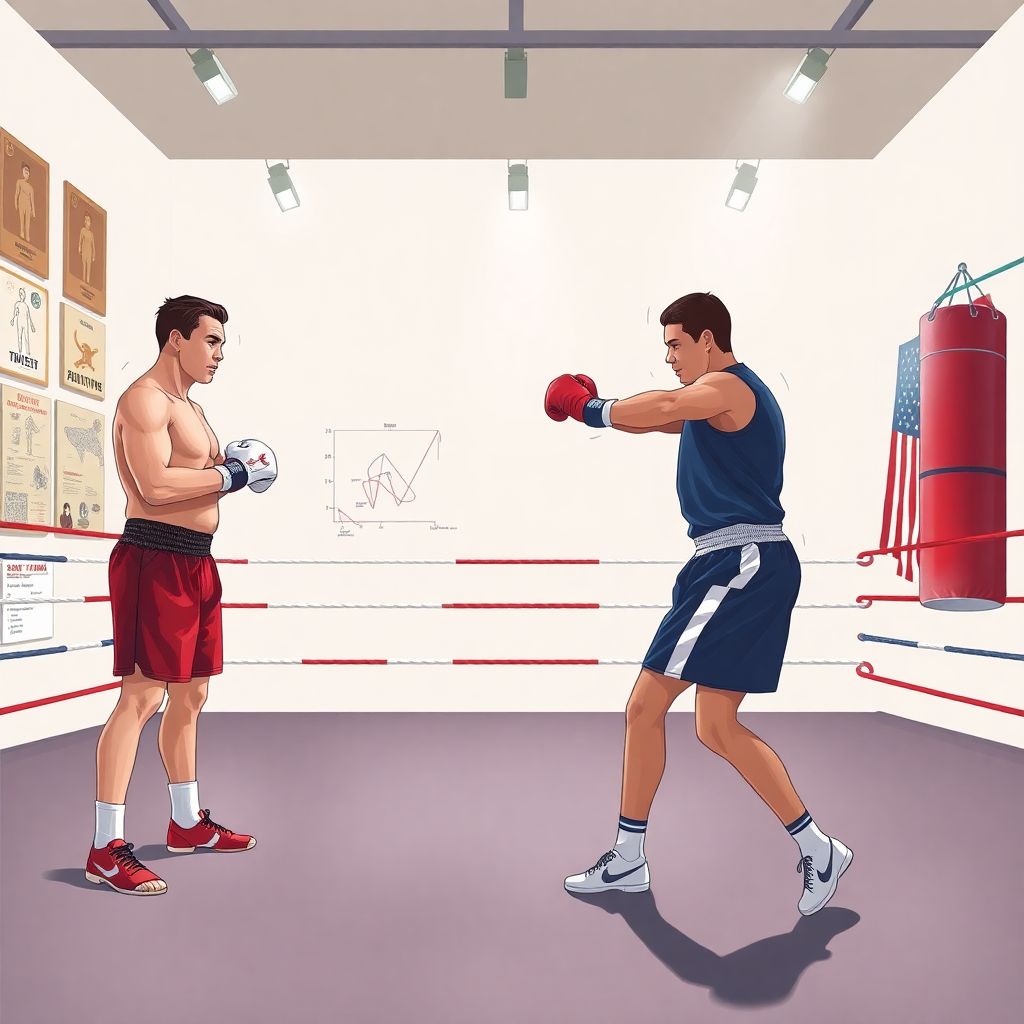 Советская школа бокса против современной американской и мексиканской